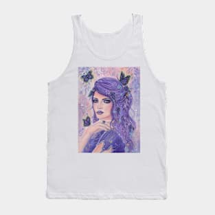 Shades of Violet art by Renee L. Lavoie Tank Top